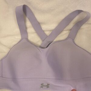 Under Armour high impact adjustable Women's Lavender Sports Bra Small